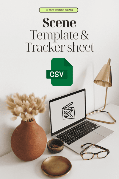 Scene outline template novel — CSV scene tracker and template sheet for planning your novel from Writing Prizes