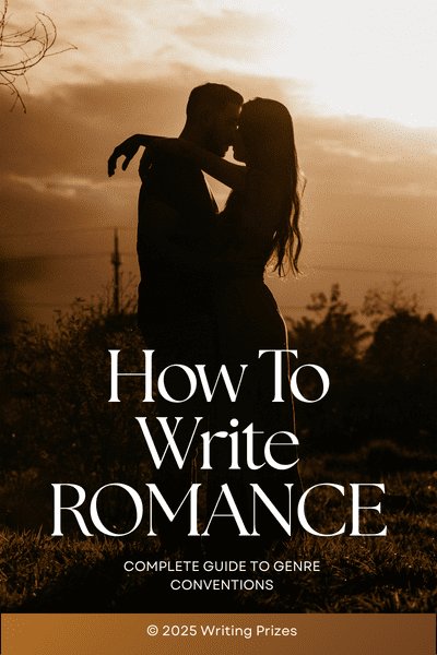 How to write romance — complete guide to genre conventions featuring a couple silhouette from Writing Prizes